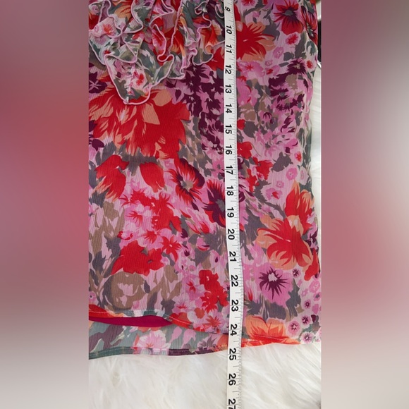 ALFANI Floral Blouse Size 16 - Picture 11 of 11